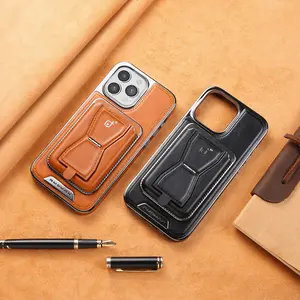 Magnetic Classic Leather Case for iPhone with a Removable Cardholder for iPhone 15/14/13/12 Pro Max / Samsung S24 ultra s23