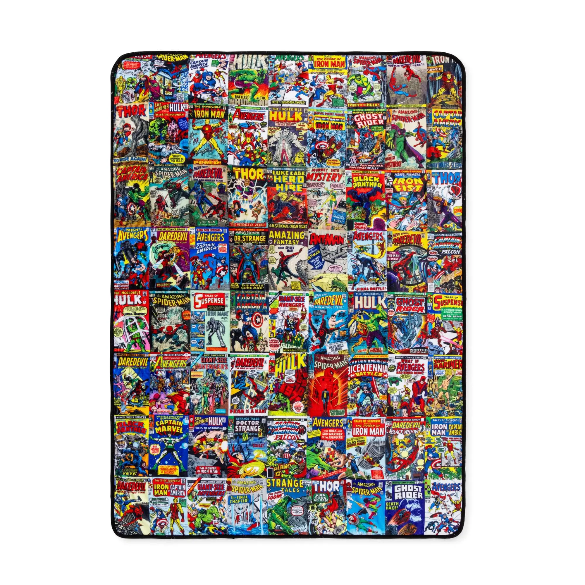 Marvel Comics Covers Fleece Throw Blanket | 45 x 60 Inches