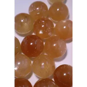 honey calcite crystal sphere