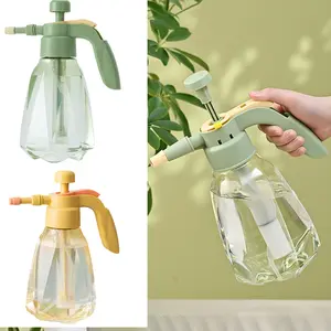 1.5L Large Capacity Pressure Sprayer Indoor Outdoor Plant Watering Bottle Handheld Garden Spray Bottle for Cleaning Mist Pump Easy to Use Powerful Stream Adjustable Nozzle