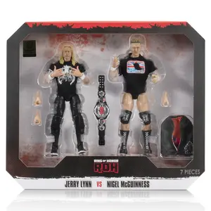 Nigel McGuinness & Jerry Lynn (1 of 4000) 2-Pack - Ring of Honor Vault Exclusive (AEW0622) Jazwares ROH Toy Wrestling Action Figures