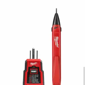 Milwaukee Non-Contact Voltage and GFCI Receptacle Premium Test Kit