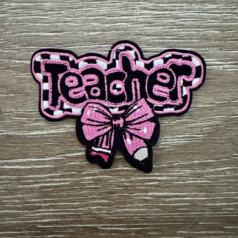 Teacher Iron-On Patch