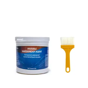 1kg Waterproof Adhesive High-Strength Sealing Glue for Indoor & Outdoor Use with Brush Transparent Invisible Agent