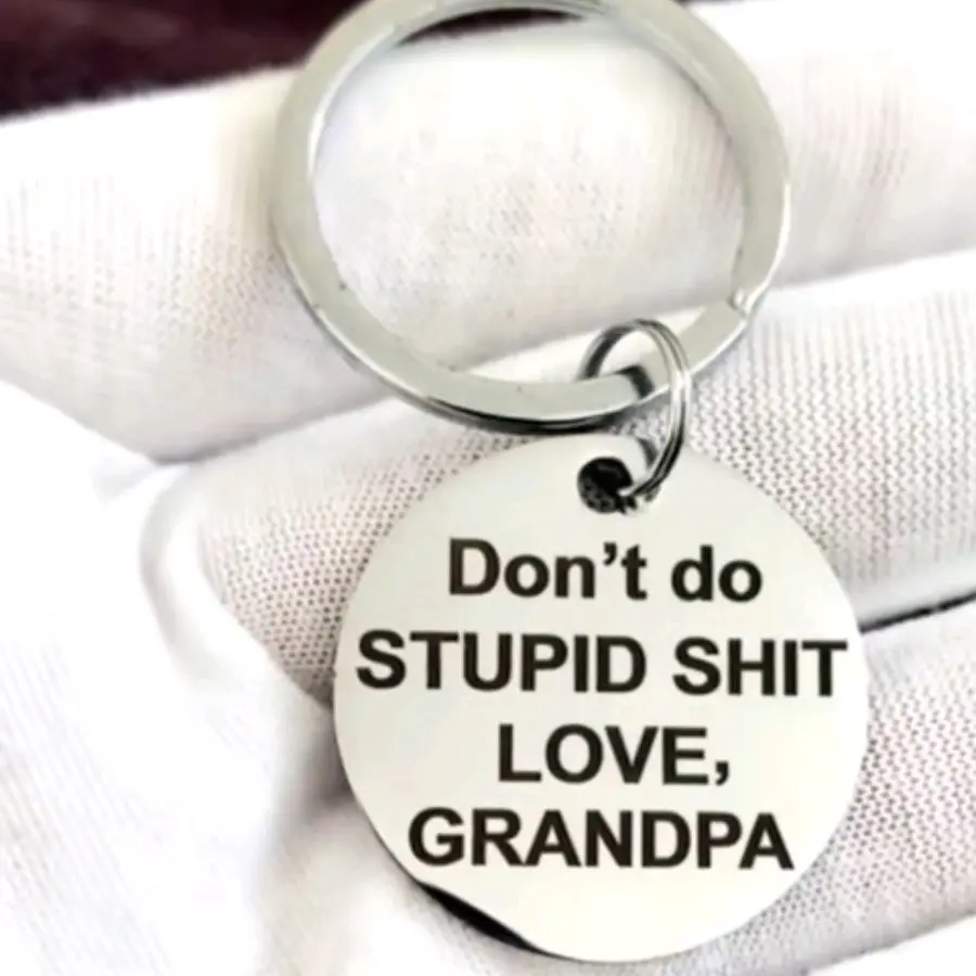love grandpa hot reminder keychains