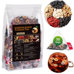 Kidney Tea Formula Ginseng Eight Treasures Tea Organic Kidney Traditional Kidney Cleansing Tea Cleanse Tea Ginseng Red Date Natural Chinese Herbal Tea Bags For Men Women healthy cleanse detox tea