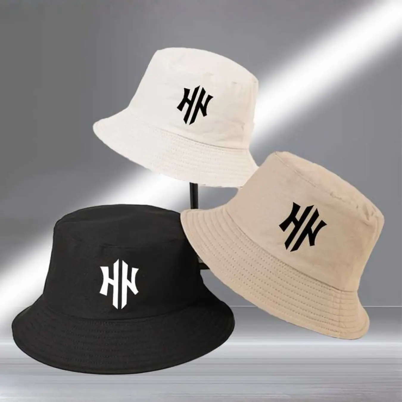 Fashion Letter Design Fisherman Hat, Bucket Hats, Street Style Sports Sunhat, Wide Brim, Lightweight Foldable, Valentine's Day Gift, Casual Sun Hat