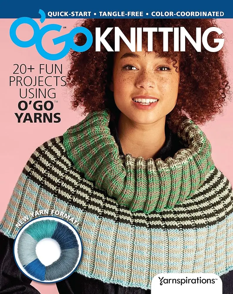 O’Go Variegated Yarn Knitting Guide Book - 20+ Fun Crafts Projects for DIY Enthusiasts