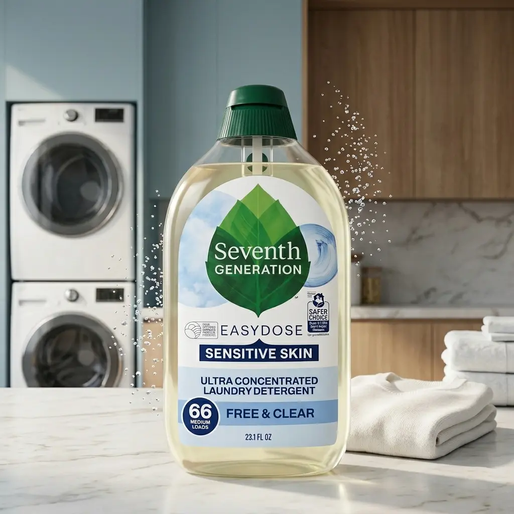 EasyDose Ultra Concentrated Laundry Detergent, Free & Clear Formula, 66 Loads, 23.1 fl oz