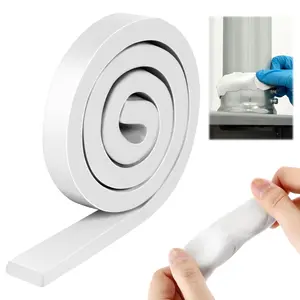Moldable  Putty, Non Hardening Multi Purpose Duct Seal Compound for Metal, Glass, , Ceramic, Crafts, Heat Resistant and , 1.5 ft x 0.32 in(White,1 Pack)