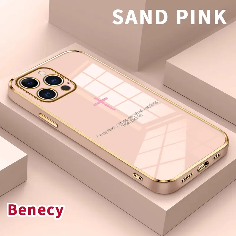 Glossy Soft Silicone TPU Smartphone Casing for iPhone 15 Pro Max,16,14 Plus,13,12,11,X,XS Max,XR - Pink Cross-Inspired Printed, Handheld Device Protection, Anti-Oil Protective Cover