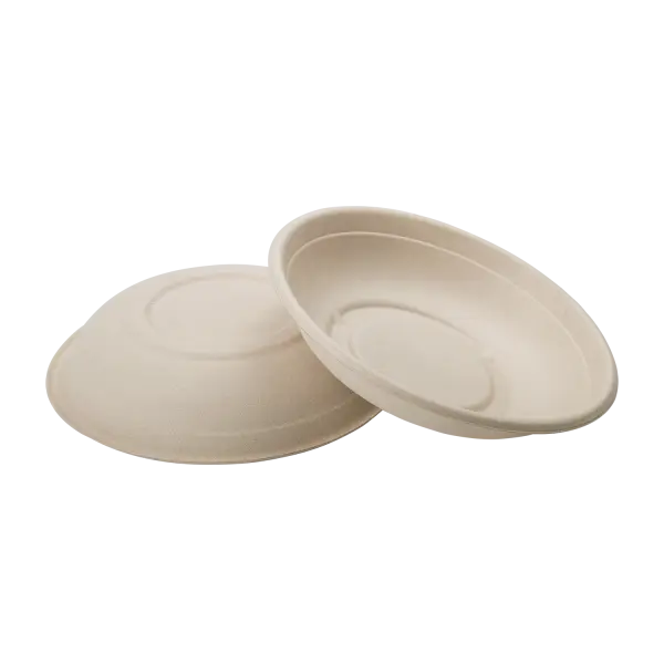 Karat Earth 24oz Bagasse Round Bowl, Natural - 500 pcs