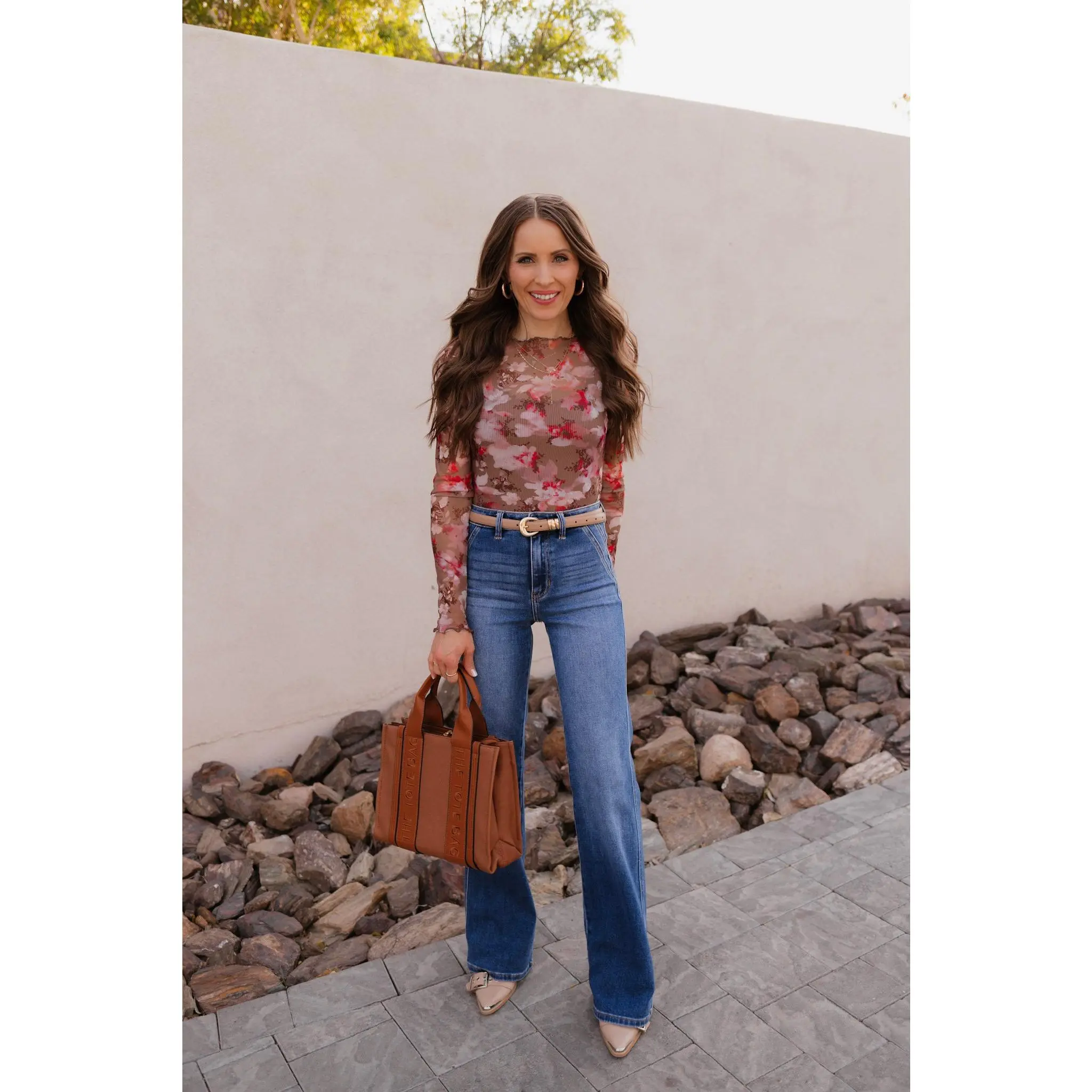 Dusk to Dawn Gradient Wide Leg Kancan Jeans