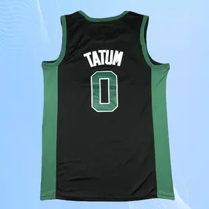 Jayson Tatum Classic-Design stitched Basketball Jerseys black shirt