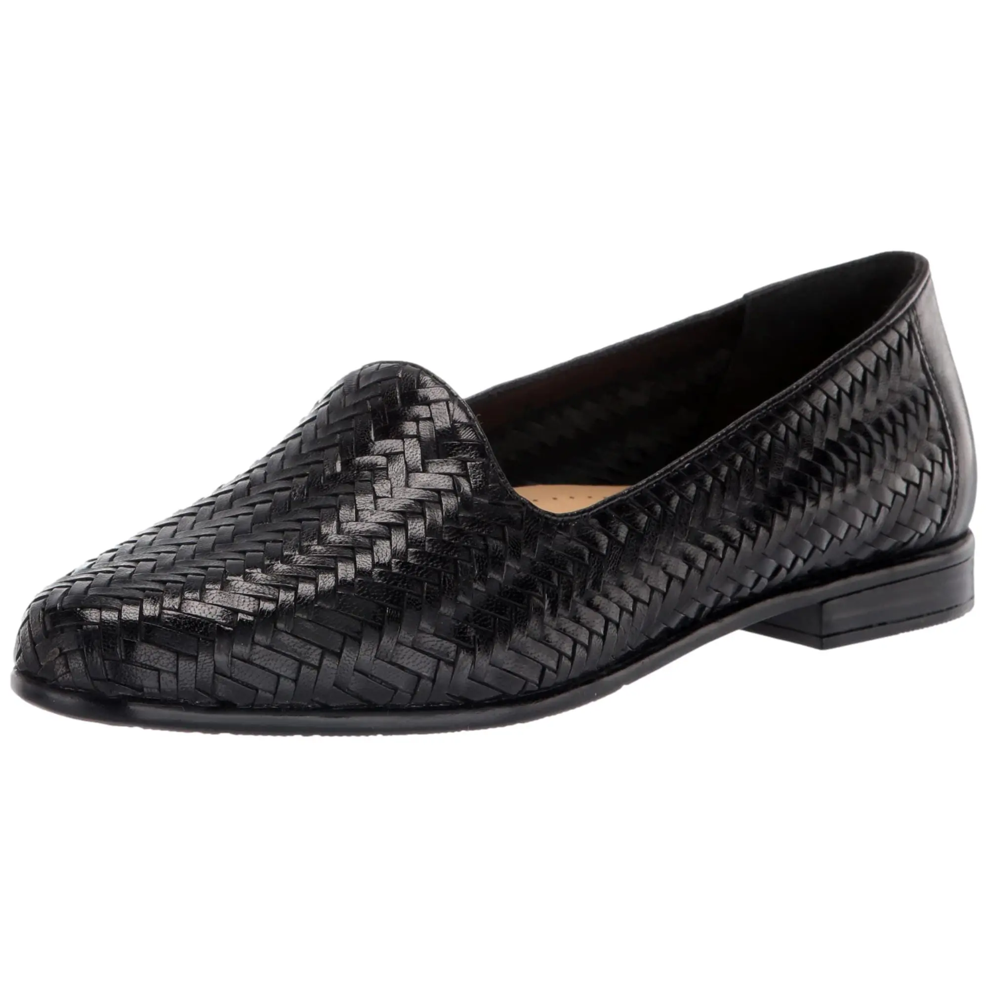 Trotters Liz III Black Leather  T2131-001 Women's