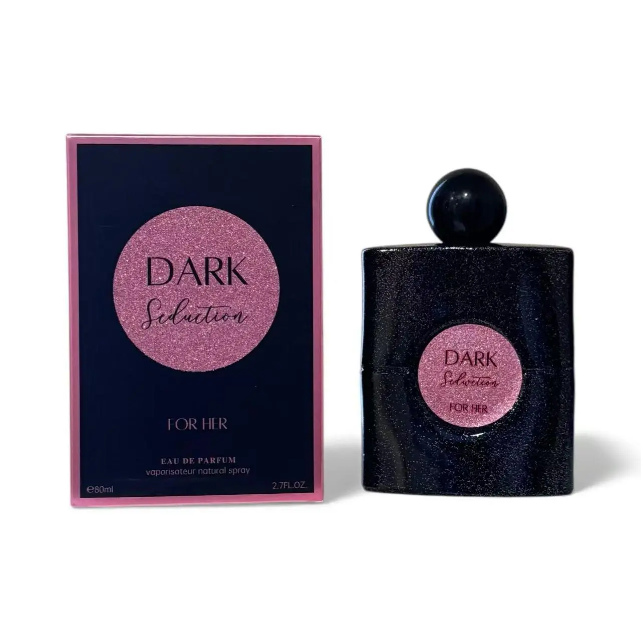 Dark Seduction Eau de Parfum (EDP) for Women, 80ml/2.7fl.oz  Natural Spray, Perfume for Women, Holiday Gift, Daily Use, Top Notes: Pink Pepper, Orange Blossom, Pear, Perfumes For Women, Women Perfumes