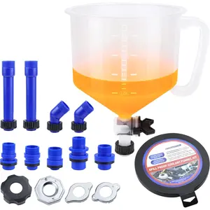 - Coolant Bleeder Kit, Radiator Burping Funnel, No-Spill Coolant Funnel Kit, Radiator Flush Kit, Universal Radiator Funnels