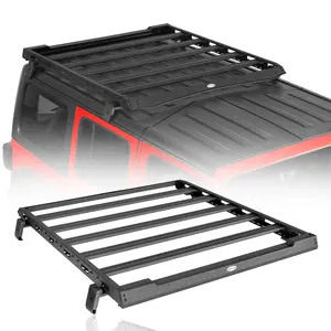 Hooke Road Aluminum Luggage Rack Roof Rack for 2018-2026 Jeep Wrangler JL & Gladiator JT 2/4 Doors Hard Top Automotive Accessories