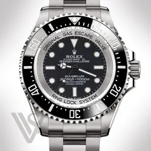 Rolex Sea-Dweller Deepsea Challenge Watch - 50mm RLX Titanium Case Black Dial 2025