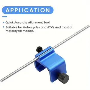 Chain Alignment Tool - Universal Motorcycle and All-Terrain Vehicle Chain Adjustment Alignment Gauge, used for quick and precise chain maintenance.