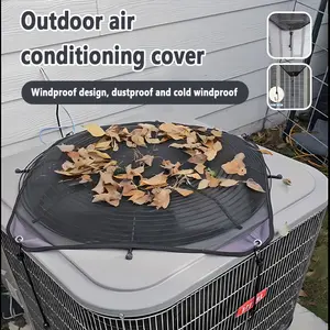 Anti-debris branches and leaves, protect your air outlet,Say goodbye to gray, dirty and yellow conditioners,1PC External network , at the top of the external machine, waterproof and durable Springtok, Outdoor Ventilated Air Conditioning Cover