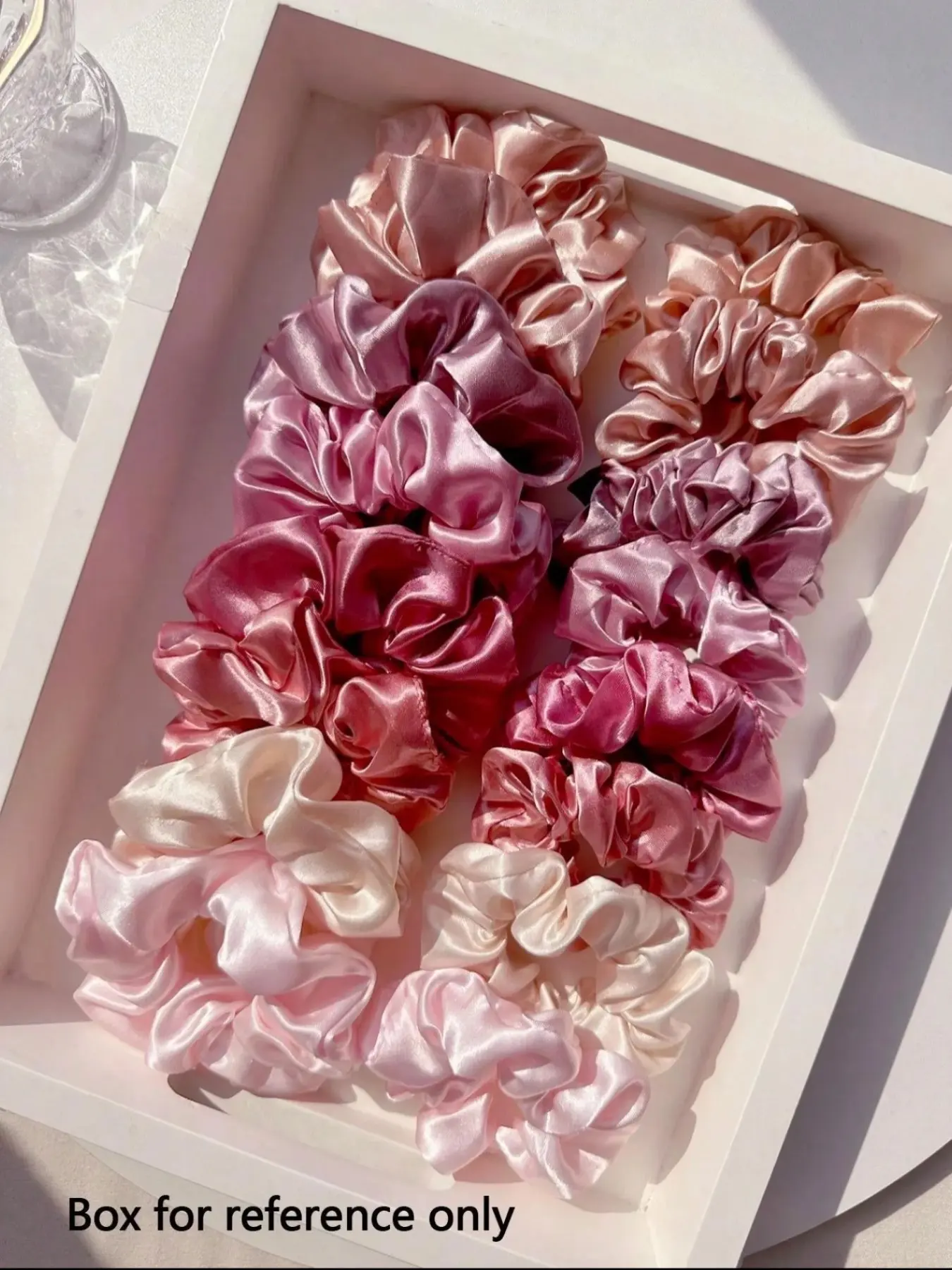 16pcs Satin Scrunchies for Women, Soft Silk-Like Elastic Hair Ties, Multi-Color Smooth Hair Bands, Hair Rubber Bands for Ponytails Buns Daily Use, Elastic Hair Accessory