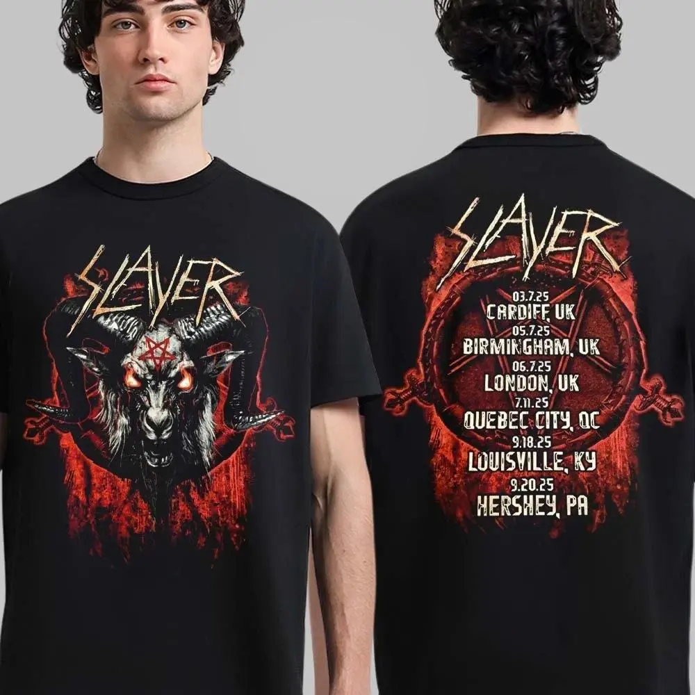 Slayer God Hates Us All Vintage Graphic T-Shirt, Thrash Metal Album Tee, Metal Fan Apparel T081243