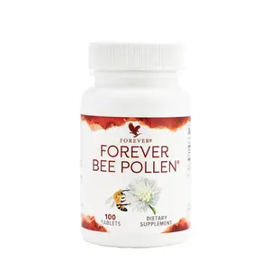 Forever Bee Pollen - 100 Tablets Natural Energy Booster with Bee Pollen Honey & Royal Jelly for Vegetarian Friendly Nutrition