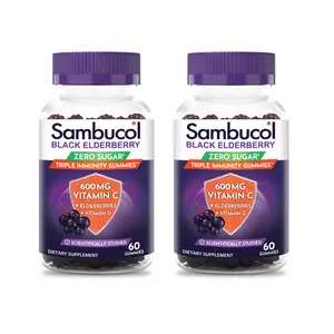 Black Elderberry Zero Sugar Triple Immunity 60ct   x 2