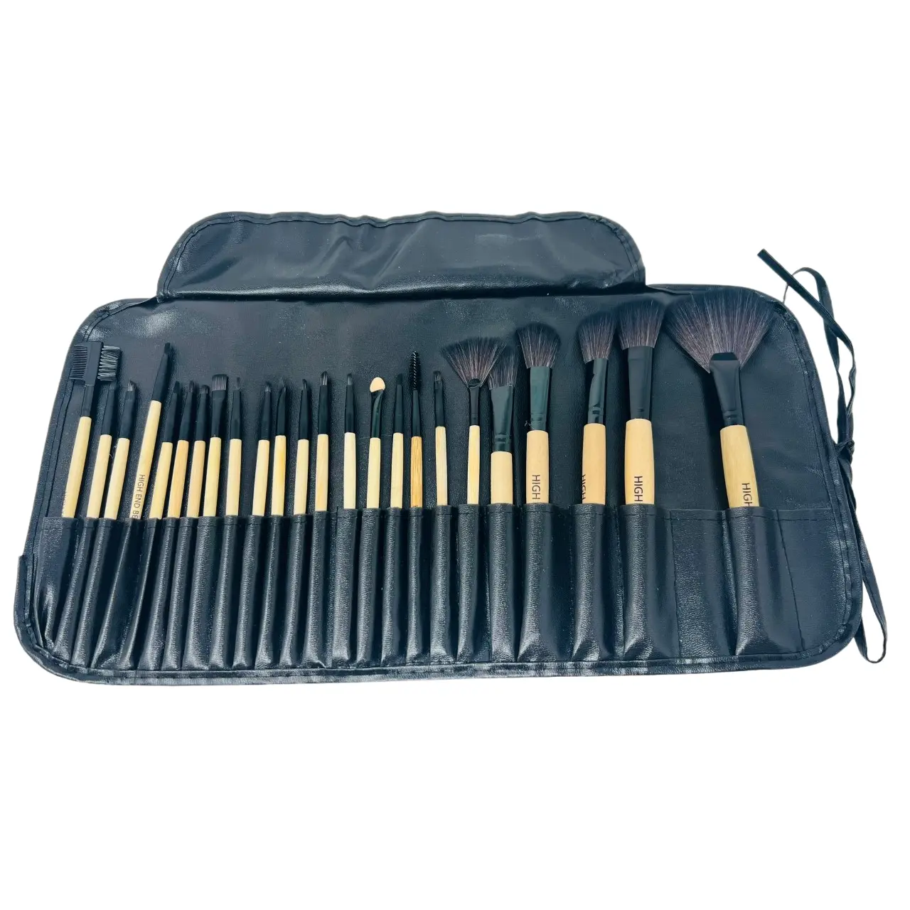 High End Beauty 24 Piece Makeup Brush Set with Case - Perfect for Any Makeup Artist makeup accessory