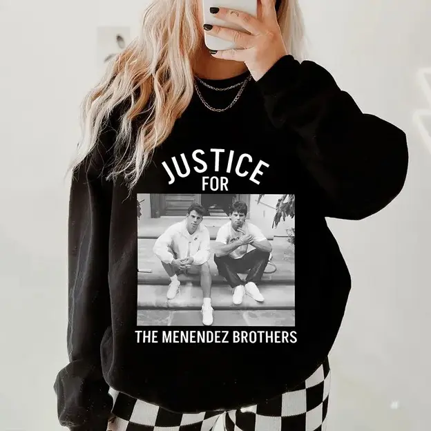 Justice for the Menendez Brothers Sweatshirt T-Shirt Hoodie, Free Erik and Lyle Menendez Shirt, Nicholas Alexander Chavez Shirt, For Men For Women