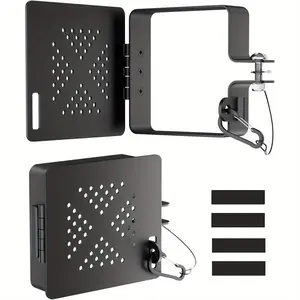 Heavy Duty Aluminum RV Bumper End Cover - 2-Piece Set with Hinged Door and Vents, Tool-Free Sewer Storage Door for 4x4 Square Trailers, RVs, Campers - Corrosion Resistant, Easy Installation, Stylish Design, Durable Construction, Essential Accessories for