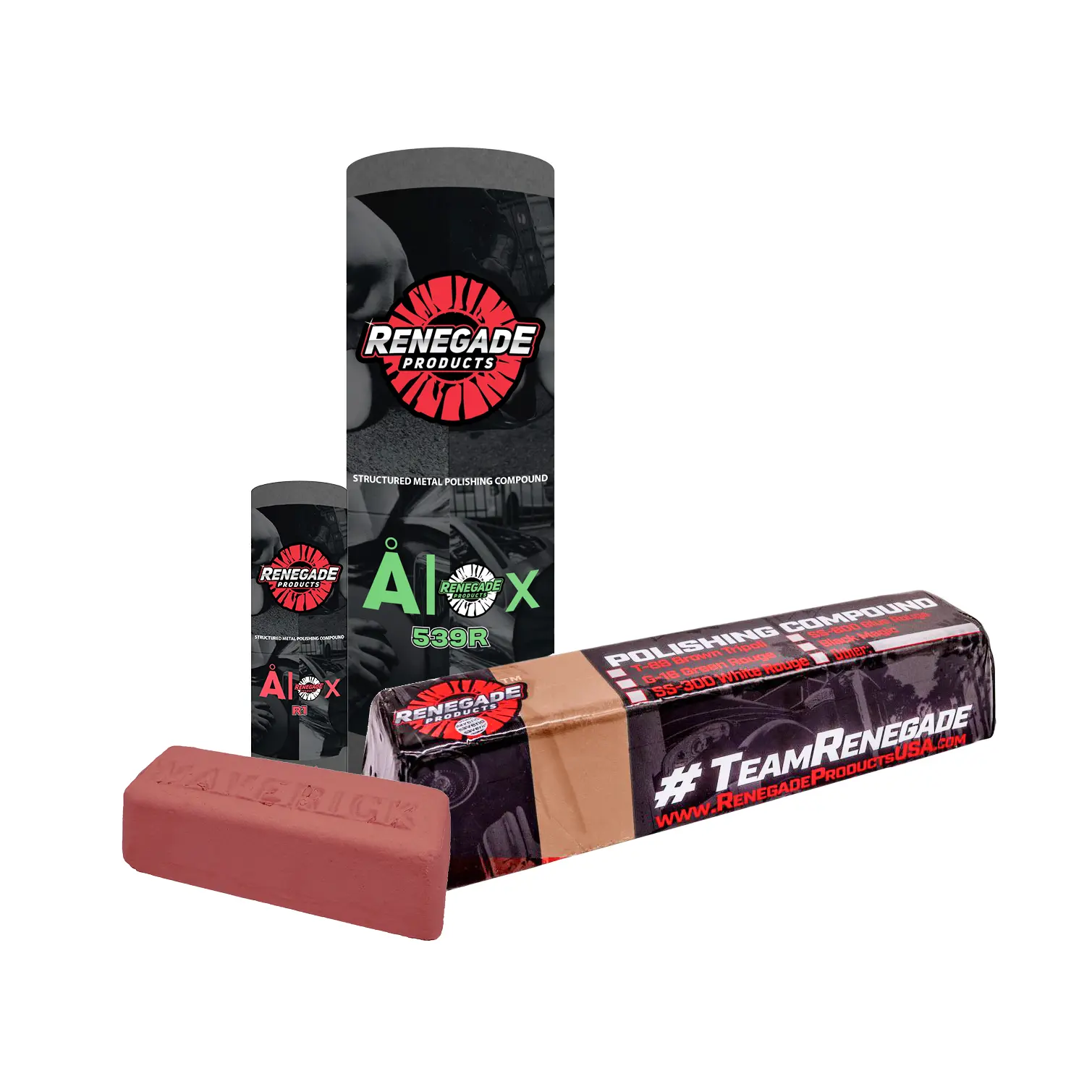 Renegade Products Cutting Compounds: Metal Polishing Compound for Buffing Wheels for Heavy Cuts & Oxidation Removal, Bars & Tubes