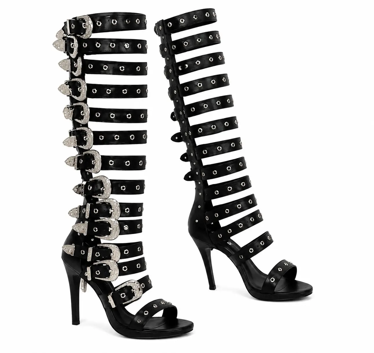 “Danger Zone Gladiator Heels”