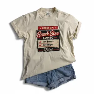 Snack Size Tee for Women. Bold Confident Feminine graphic T-shirt. Confident sassy statement shirt.