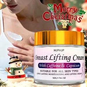 Breast Firming and Lifting Cream, Breast Enhancer, Contains Caffeine & Capsicum, Long-Lasting Moisturizing, Daily Use, 50g, Ideal Gift Option
