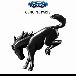 Ford 2021-2025 Bronco OEM M2DZ-7842528-B Tailgate Emblem Black Bucking Bronco Genuine Parts
