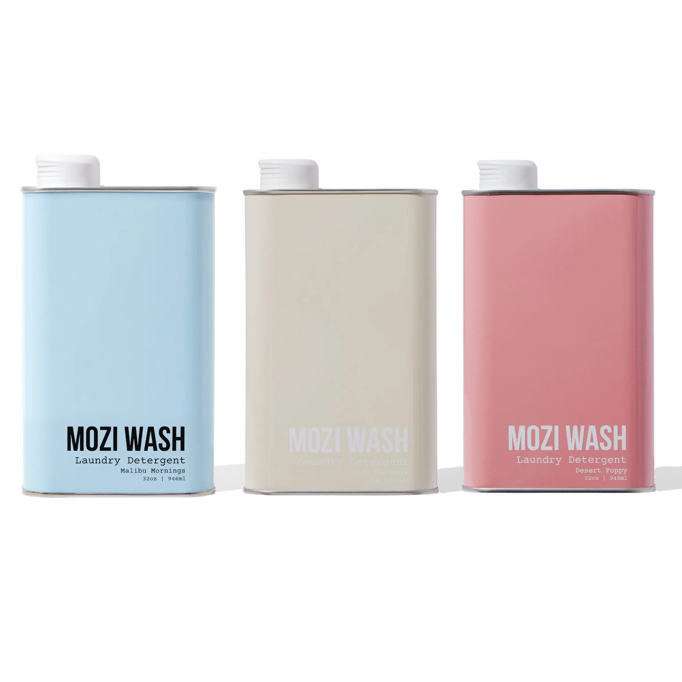 3 Pack Mozi Wash 32 oz Scented Liquid Laundry Detergent (150+ Loads Total)