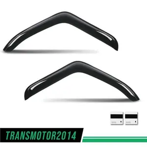 In-Channel Window Visors Vent Rain Guards Fits Freightliner Cascadia 2007-2017