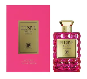 Elusive Blush Pour Femme Eau De Parfum for Women – Floral Gourmand Fragrance with Almond, Jasmine & Vanilla Praline – Long-Lasting Feminine Scent