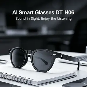 Multi-Functional Smart Wearable Glasses, Bluetooth-compatible V6.0 Connection, Stereo Call and Music, Multilingual Translation Ai Assistant, Anti-Blue Light Lightweight Glasses