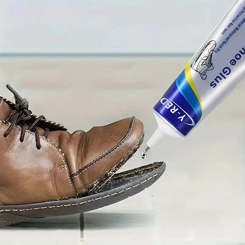 60ml Premium Shoe Glue, Durable & Soft Waterproof Repair Adhesive for Leather & Sport Shoes, Footwear, Sneakers
