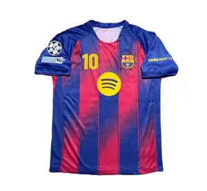 Red Blue Soccer Jersey Shirt for Kids and Adults