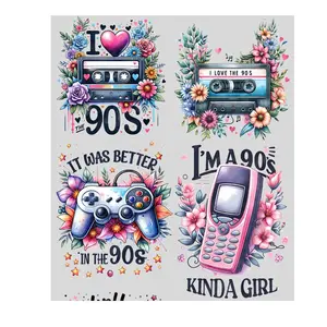 I love the 90's DTF Transfers Gang Sheet 22” wide x 60” long DIY Direct to Film T Shirt Transfers