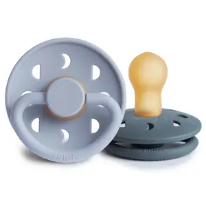 FRIGG Moon Natural Rubber Pacifier 2-Pack FRIGG Moon Natural Rubber Pacifier 2-Pack