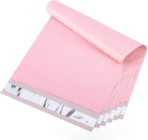 Poly Mailers 10X13 100 Pack, Strong Adhesive Shipping Envelopes for Clothing, Medium Shipping Bags for Small Businesses, Waterproof Mailers Poly Bags, Packages Bags Light Pink