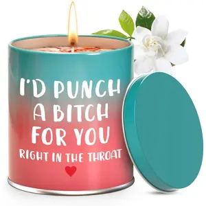 Scented Candle Gifts for Mom, Women, Sisters, Girlfriend, Christmas, Birthday, Valentine's Day, Funny Gifts, Modern Floral Gardenia Scent