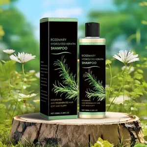 Rosemary Shampoo Daily Scalp Cleansing Cleanser Moisturizing Hair Nourishing Natural Shine Smooth Hydrating Shampoo for Healthy Hair Care