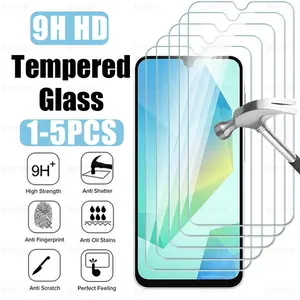 Lux-Screen - 1-5Pcs For Samsung Galaxy A16 A17 5G Tempered Glass Case Friendly Anti-Scratch HD 9H Transparent Screen Protector SamsungA16 4G