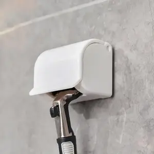 Hot Selling Shaving Razor Holder, Convenient Installation, No Drilling Required, Power Plug Hook, Easy Storage Solution